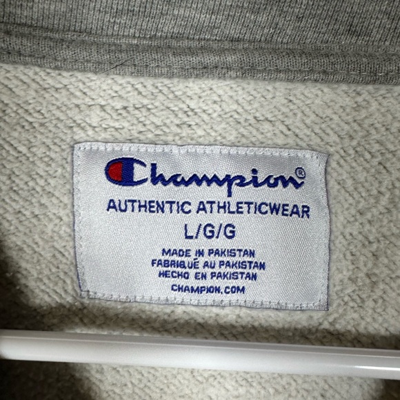 Champion Mens Crewneck Long Sleeve Pullover Sweatshirt Men’s Large VTG Y2K - Picture 3 of 5